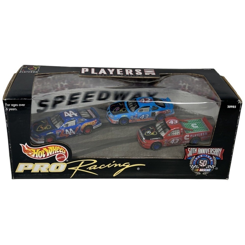 Hot Wheels Pro Racing NASCAR 50th Anniversary Special Edition Players Box Set